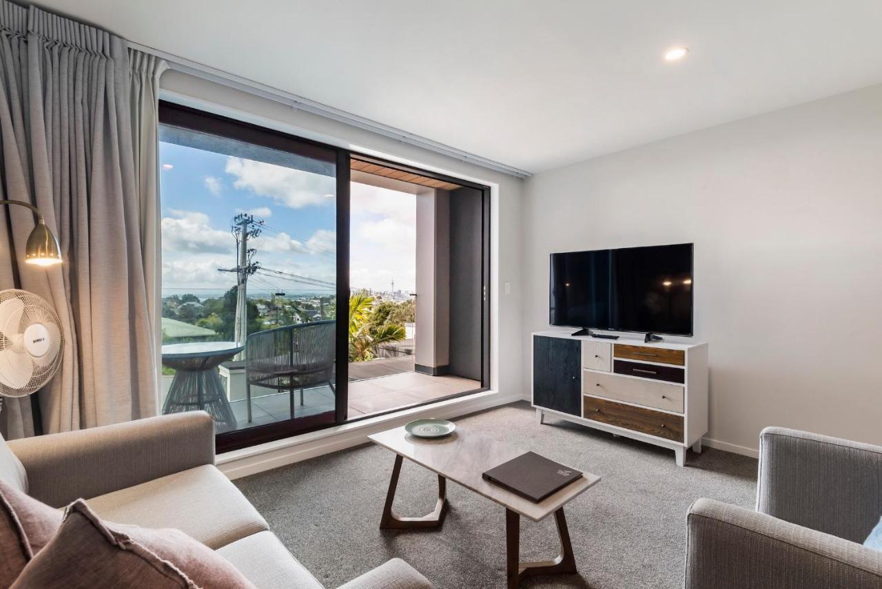 伯肯黑德fernz汽车旅馆和公寓 奥克兰 外观 照片 Living room